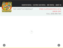 Tablet Screenshot of amscooterskeywest.com